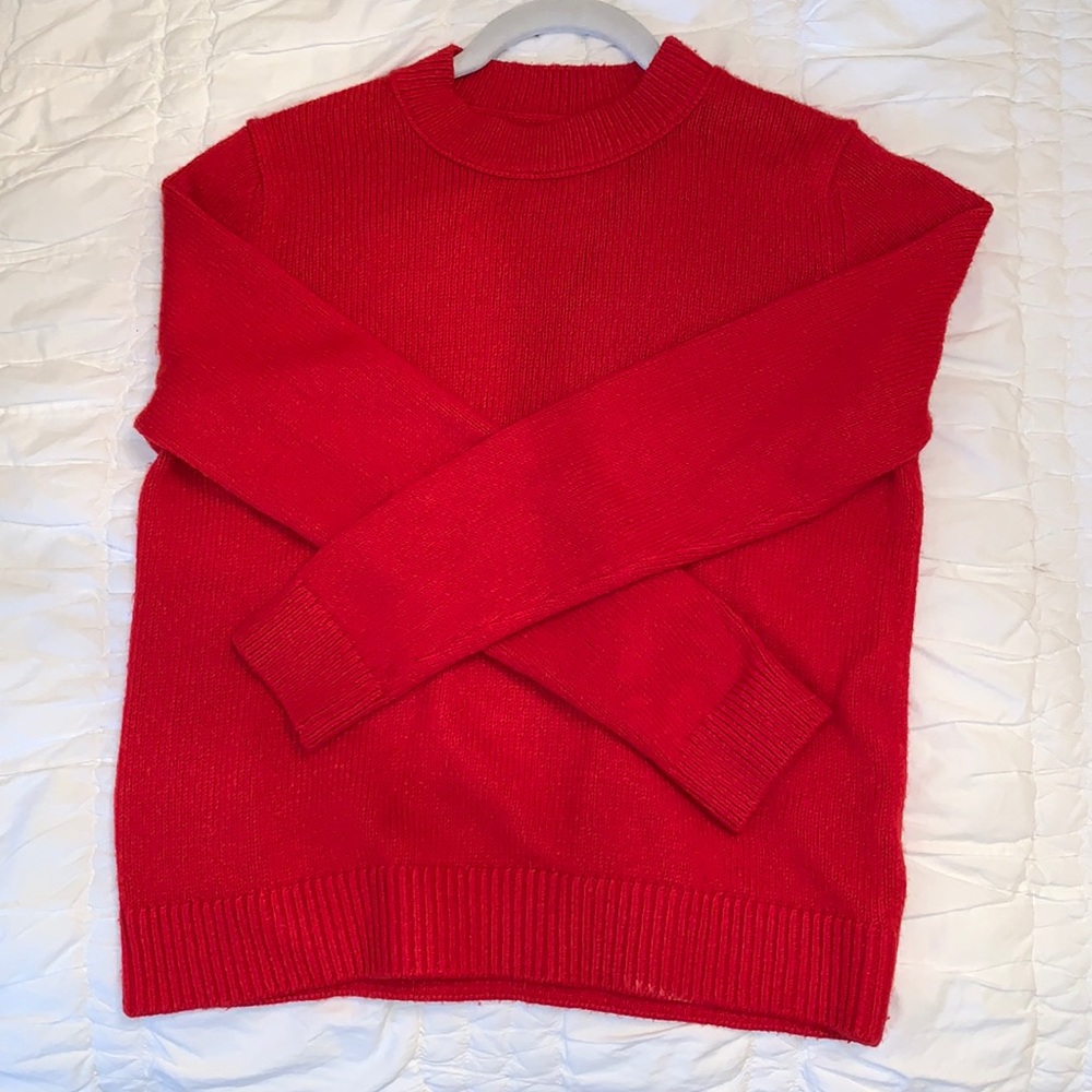 Banana Republic red sweater